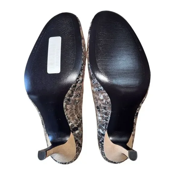 Bandolino Camilla Light Brown Fabric Round Toe Womens Size 10M NEW WITH BOX - Picture 9 of 13